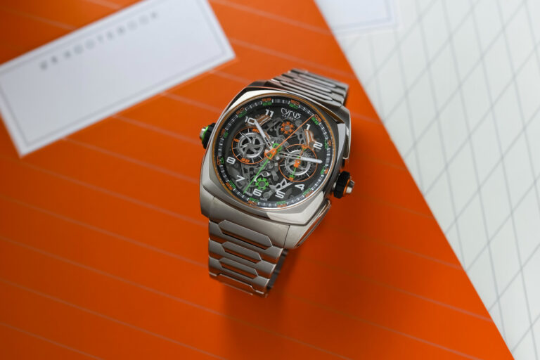 Cyrus Klepcys Dice Saffron Double Chronograph