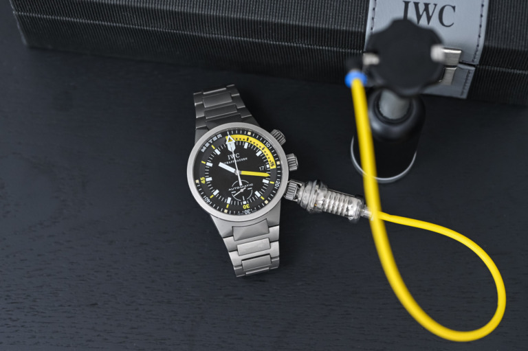 IWC Deep One IW3527 Dive Watch Depth Gauge