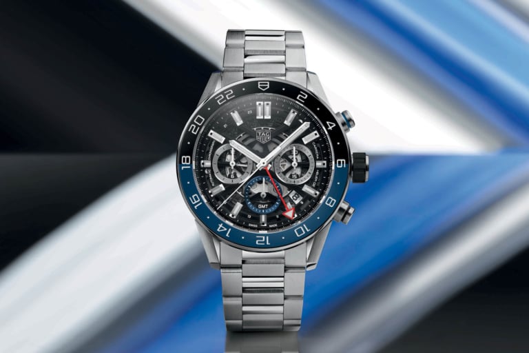 TAG Heuer Carrera Heuer02 GMT chronograph CBG2A1Z - Baselworld 2018